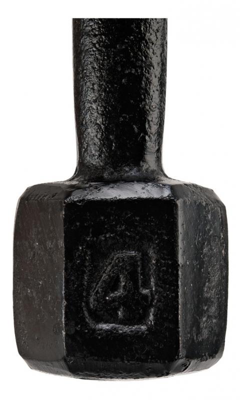 MANCUERNA FUNDICION HEXAGONAL 4 KG