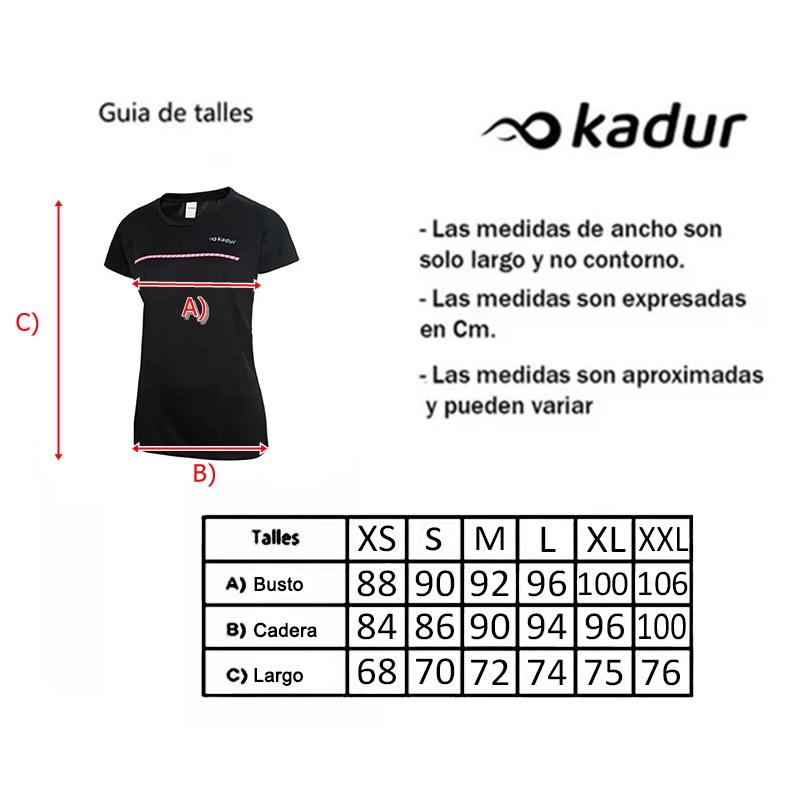 REMERA DEPORTIVA ESTAMPADA MUJER KADUR