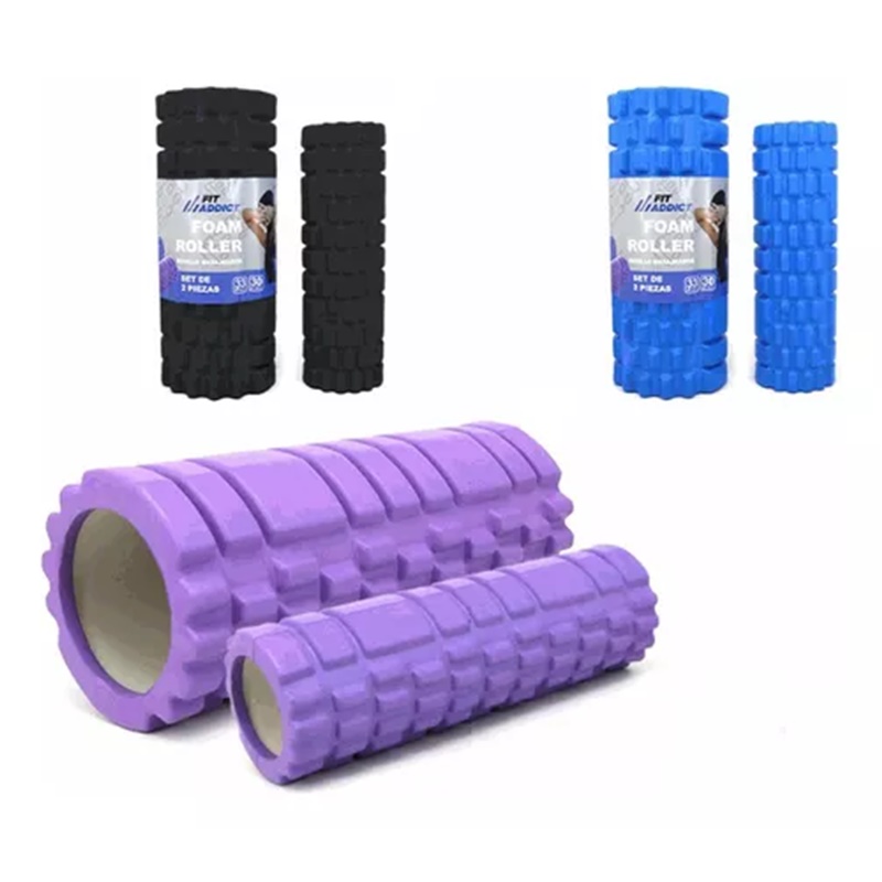 SET ROLO PILATES YOGA X 2 UNIDADES FIT ADDICT
