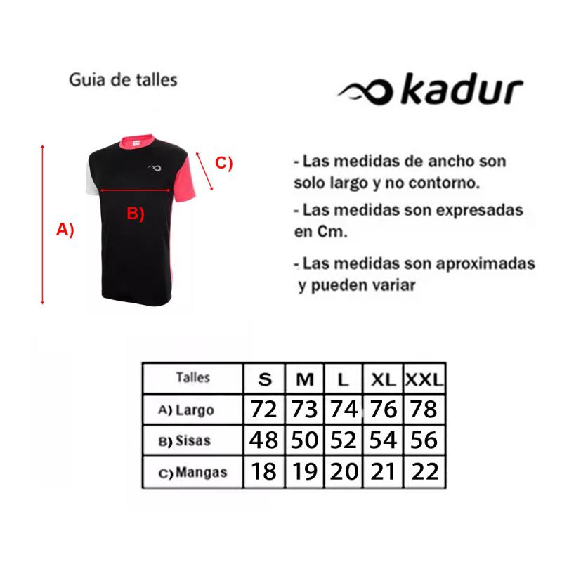 REMERA DEPORTIVA COMBINADA PADEL KADUR