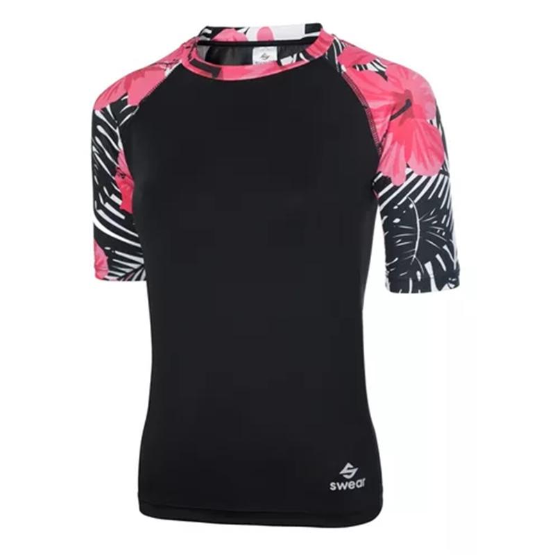 REMERA FEMENINA PROTECCION UV DEPORTIVA MANGA CORTA