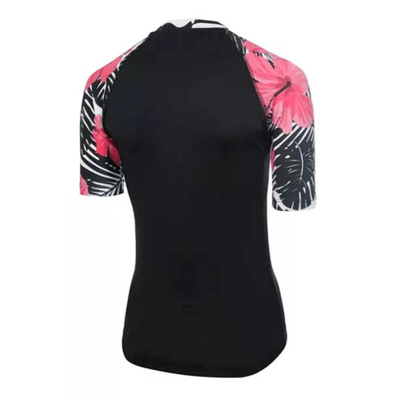 REMERA FEMENINA PROTECCION UV DEPORTIVA MANGA CORTA