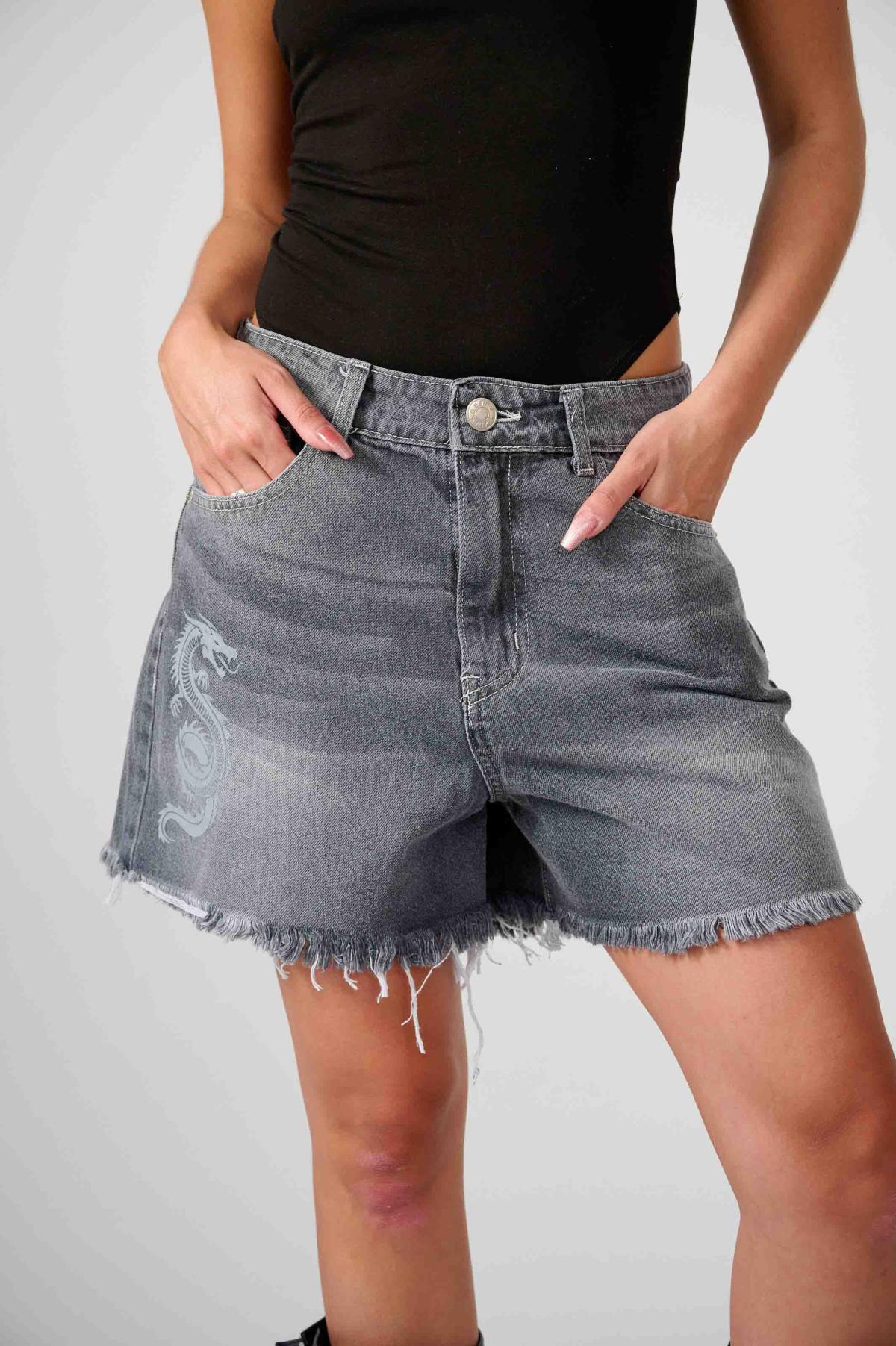 BERMUDA DENIM DRAGON