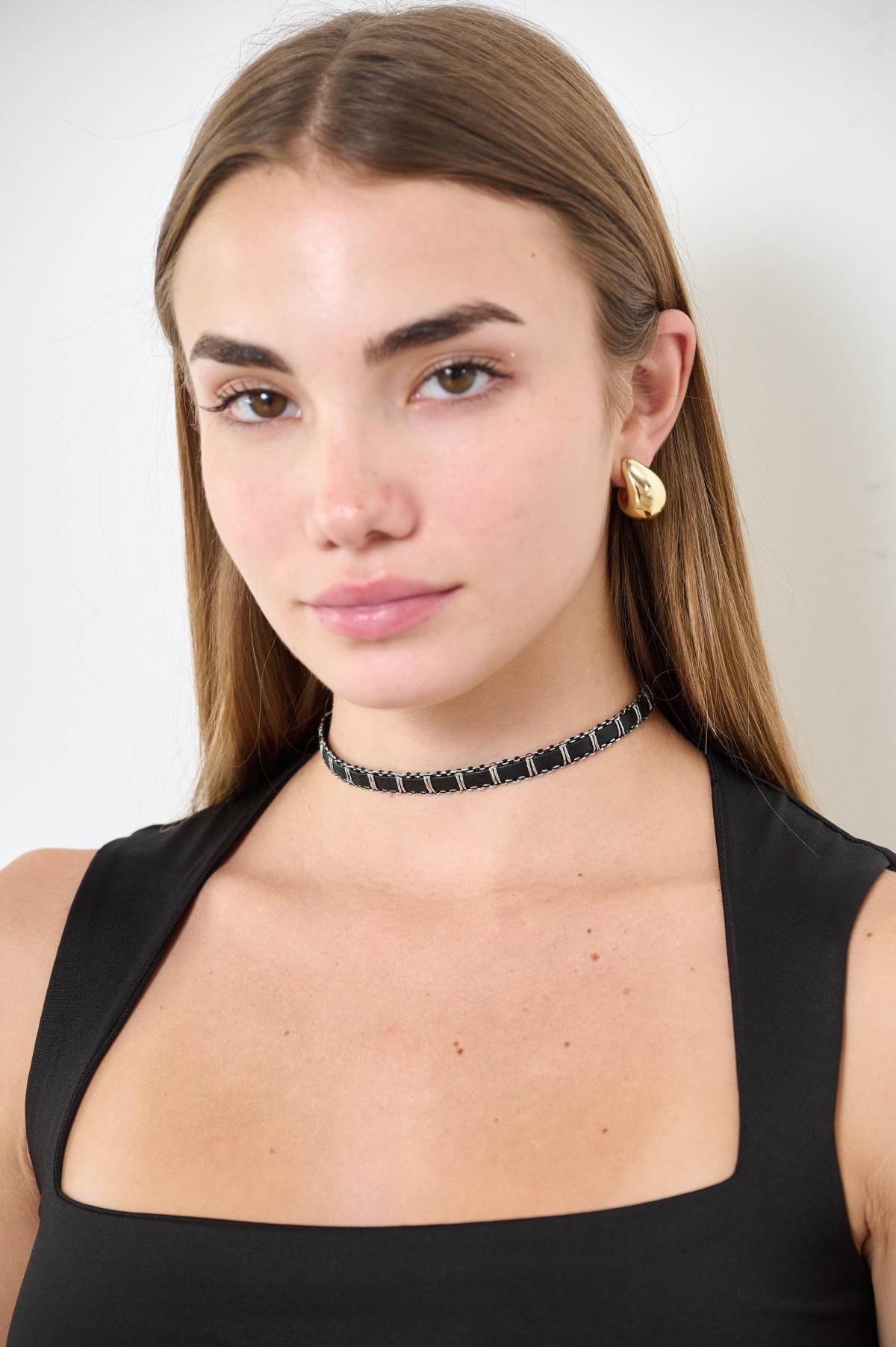CHOCKER LEATH