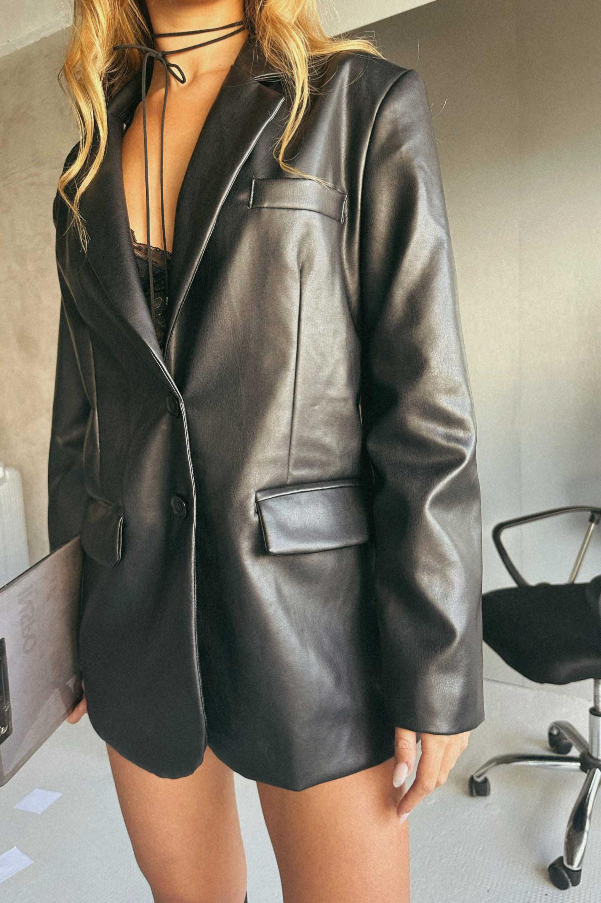 BLAZER AMY LEATHER
