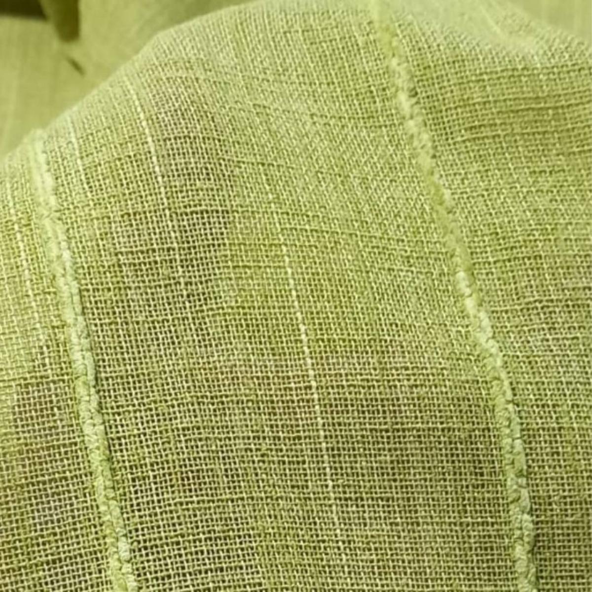 Lino Barcelona Raya Fina Verde