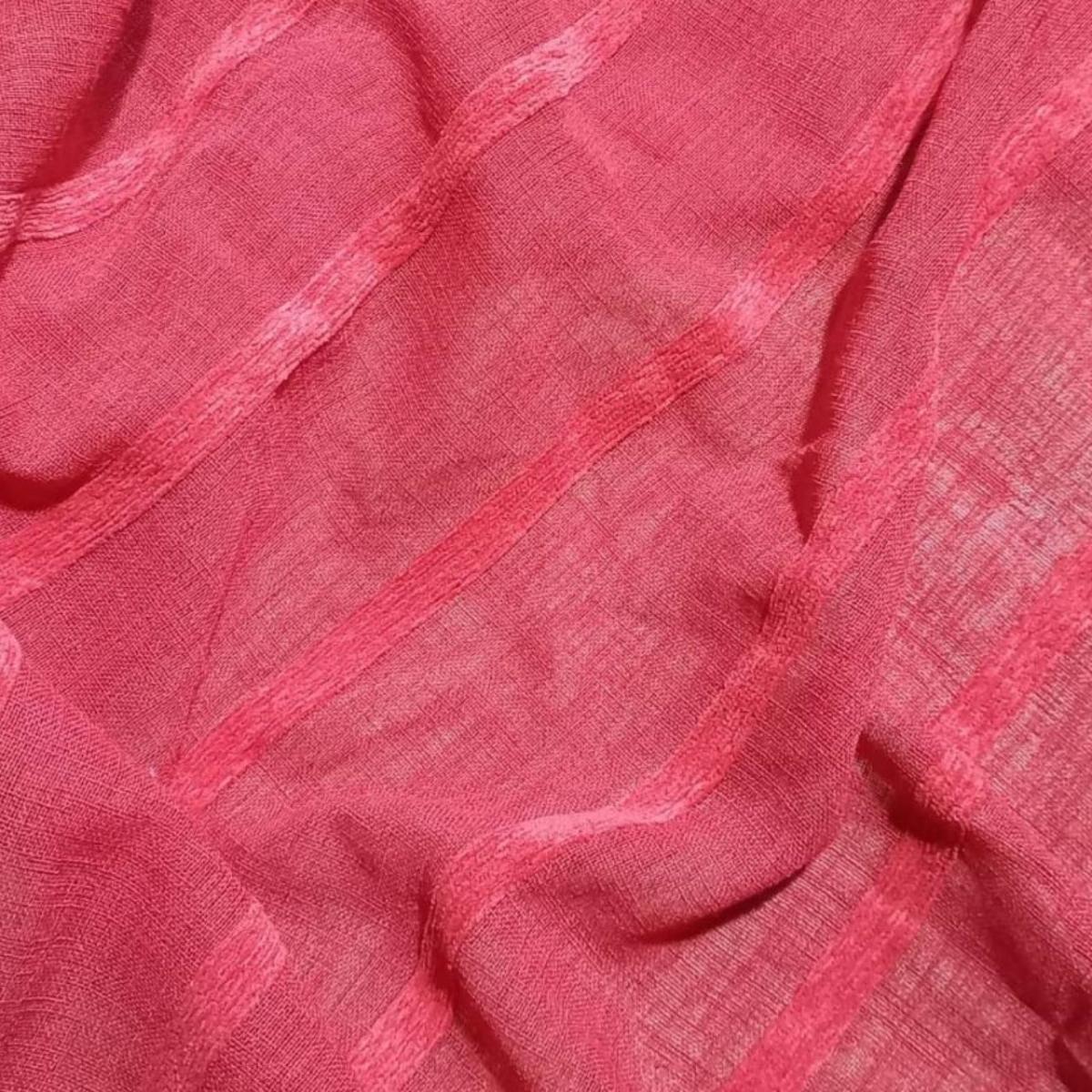 Lino Barcelona Raya Ancha Tomate
