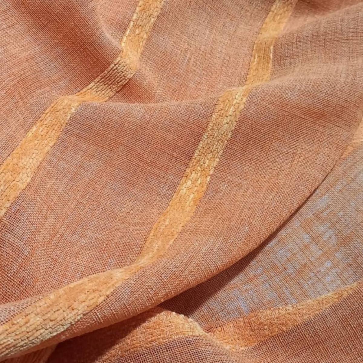 Lino Barcelona Raya Ancha Naranja