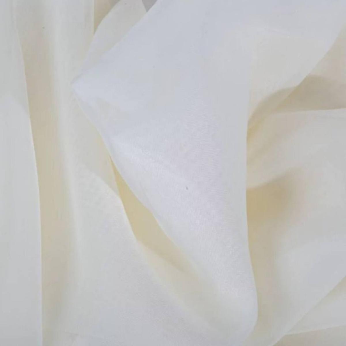 Voile Liso Plateado Natural