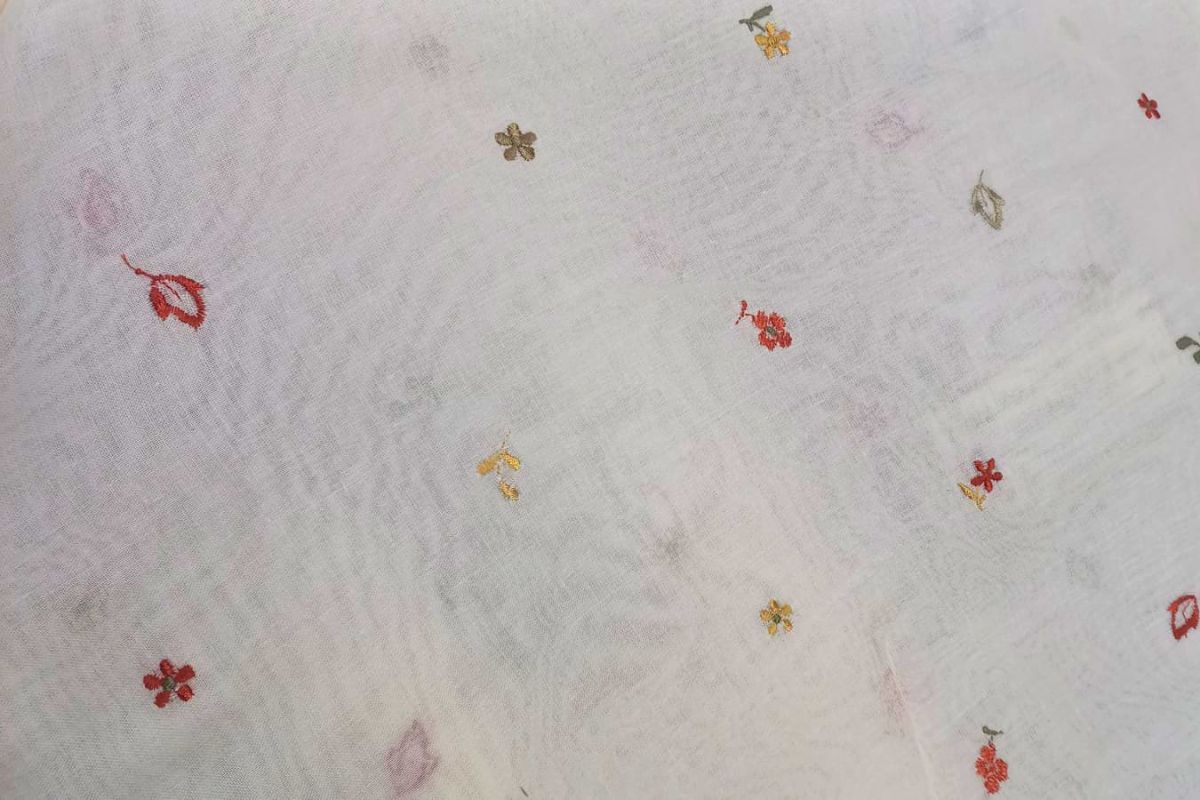 Voile Bordado Primavera Natural