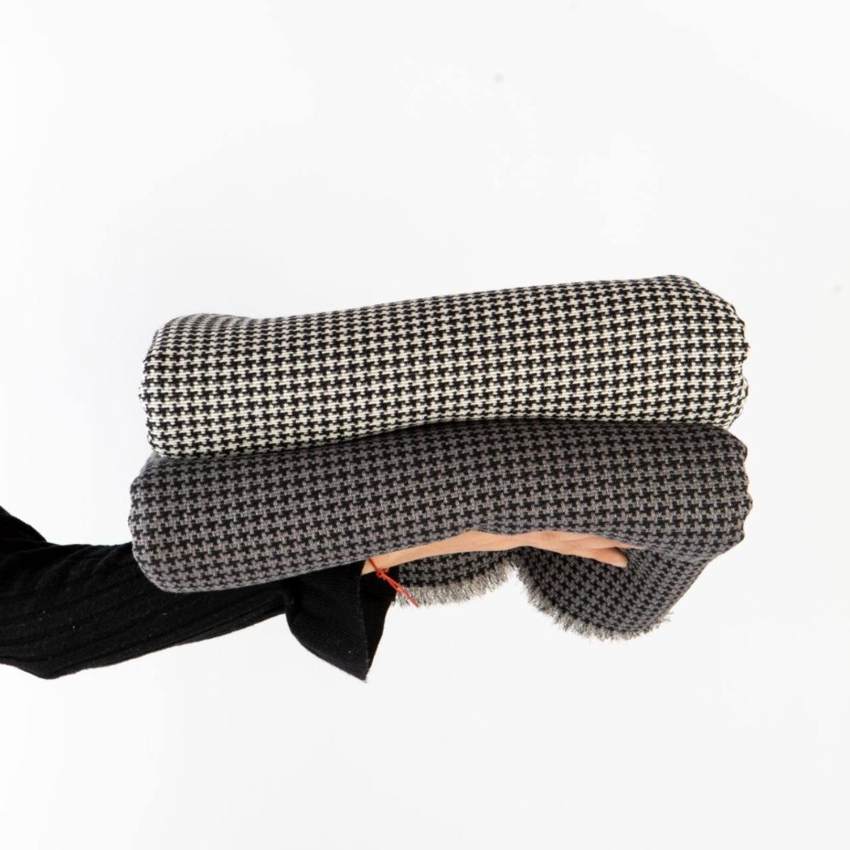 Pied de Poule Negro con gris