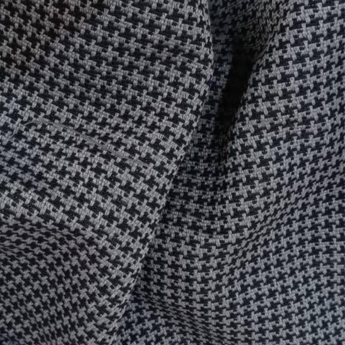 Pied de Poule Negro con gris