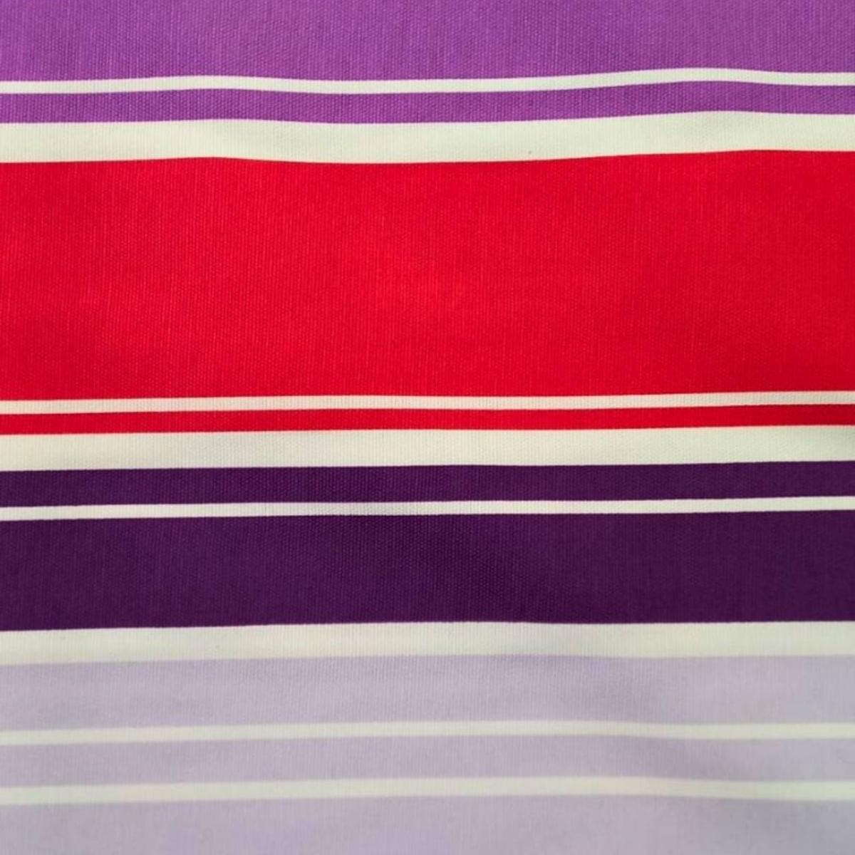 Panamá Estampado Rosella Raya Rojo