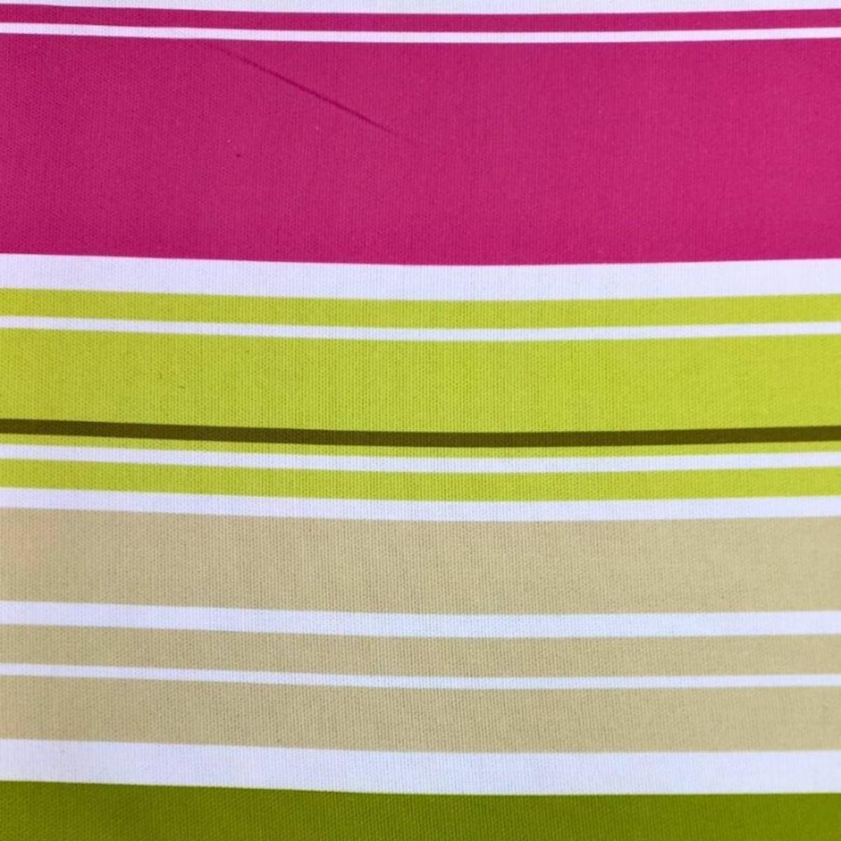 Panamá Estampado Rosella Raya Fucsia