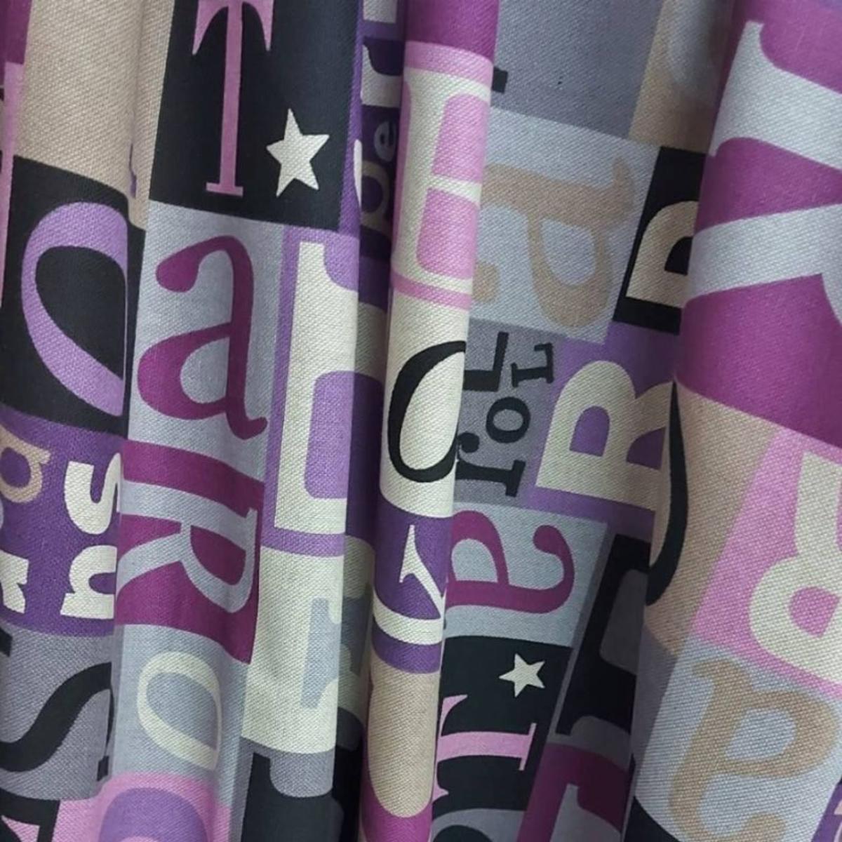 Lino Estampado Letras
