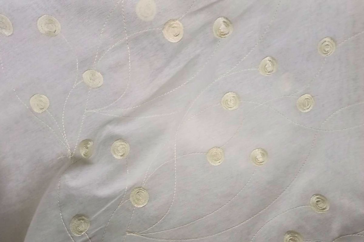 Voile Bordado Cardon Natural Natural