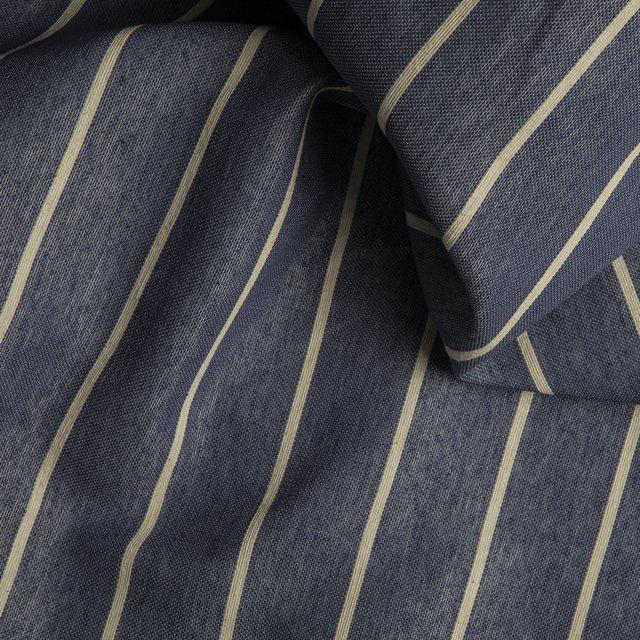 Lino Tulum Fondo Azul Raya Crudo