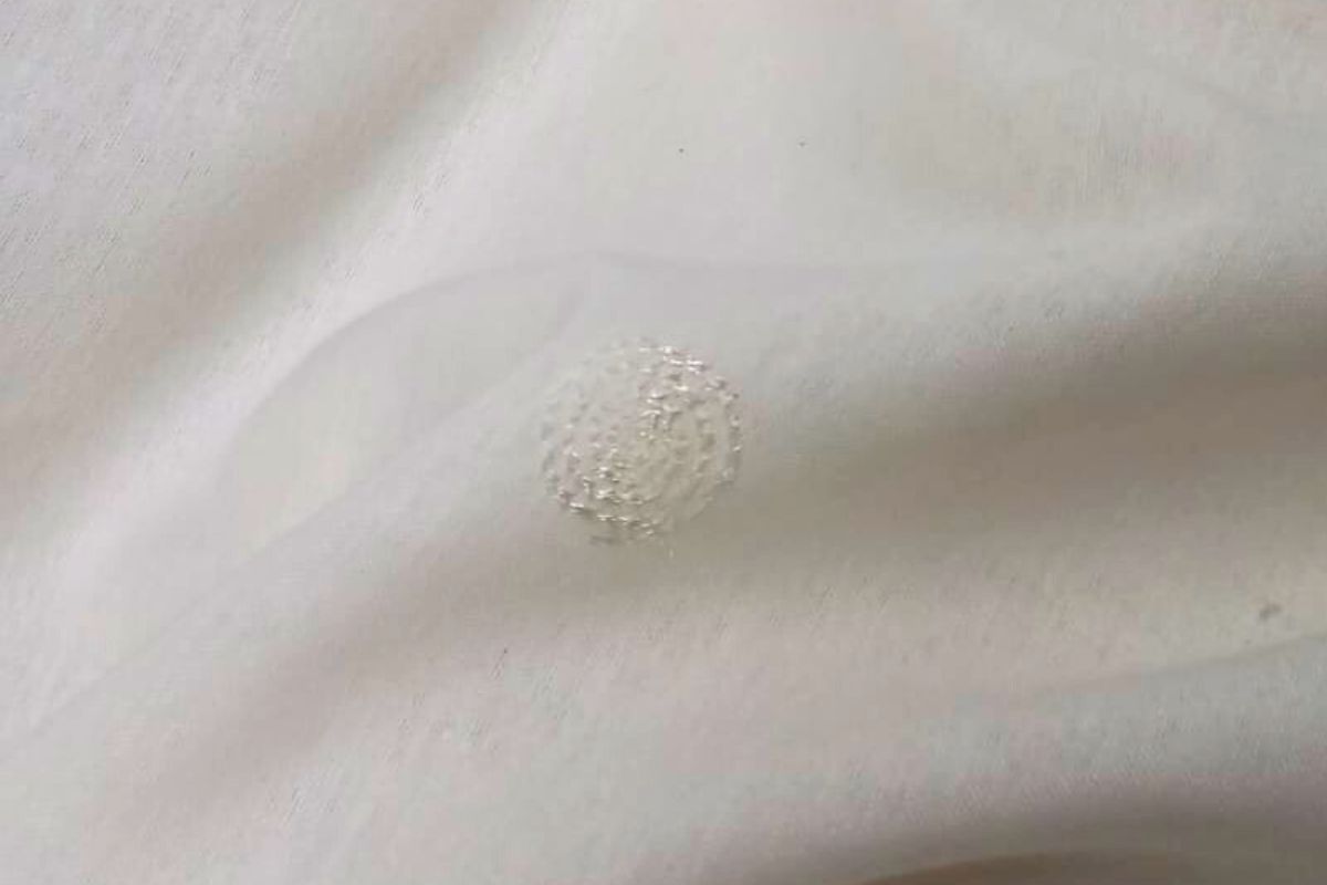 Voile Bordado Espiral Natural Natural