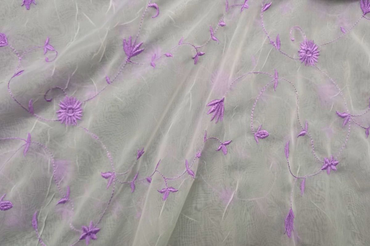 Voile Crash Ramado Blanco Lila