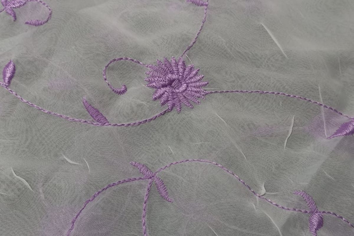 Voile Crash Ramado Blanco Lila