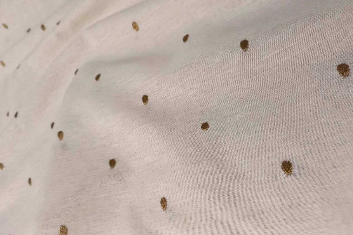 Voile Bordado Plumeti Natural Beige