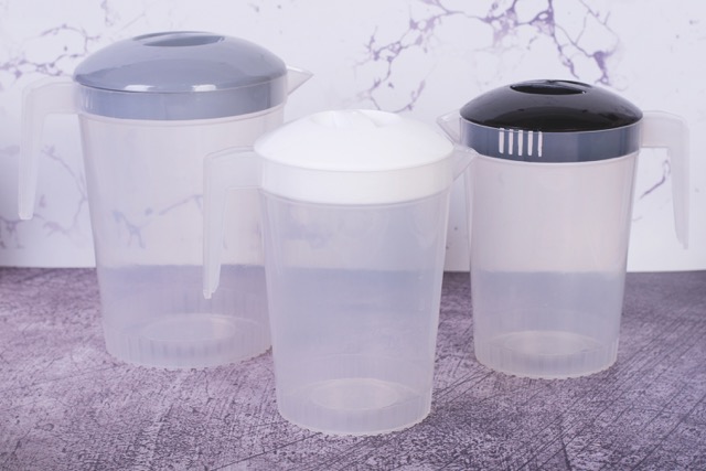 JARRA TRANSPARENTE 2 LITROS