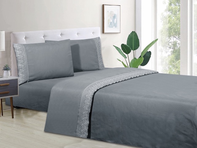 Juego de Sábanas Broderie 1000H - Campomayo