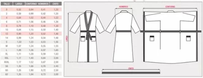 Bata de Baño 100% Algodón Talles XXL al XXXL - Seclar