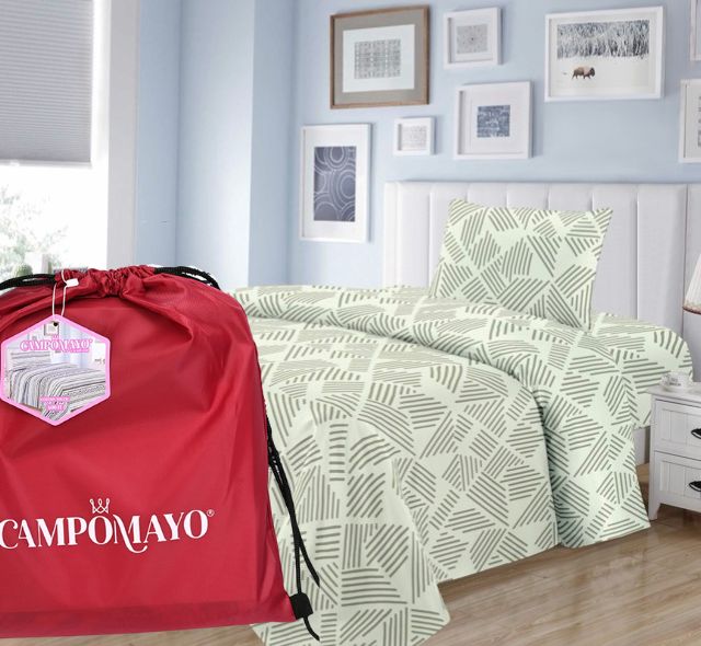 Juego de Sábanas 600H con Mochila Regalo - Queen - Campomayo