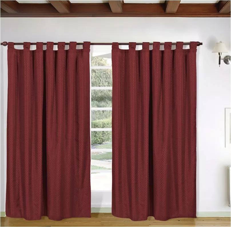 Cortina línea Motita Larga 2 Paños - Dracar Noar