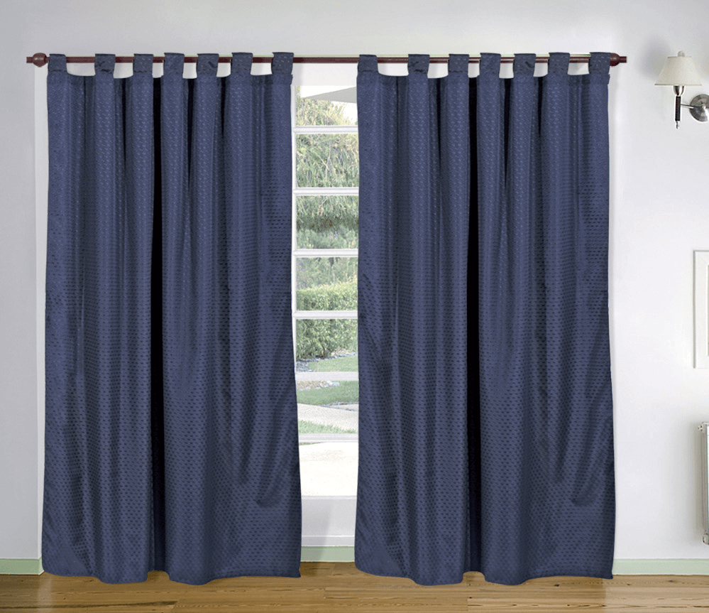 Cortina línea Motita Larga 2 Paños - Dracar Noar