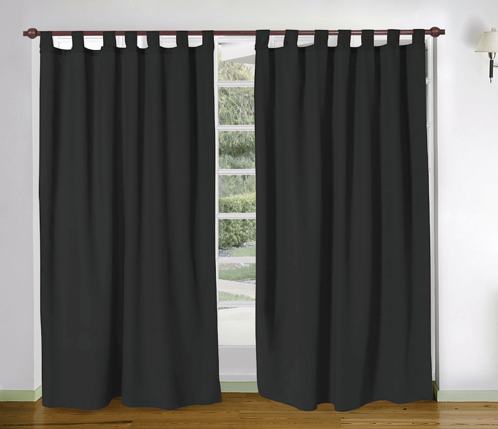 Cortina línea Madrás Larga 2 Paños - Dracar Noar