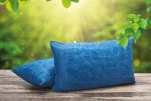 Almohada Copitos Azul