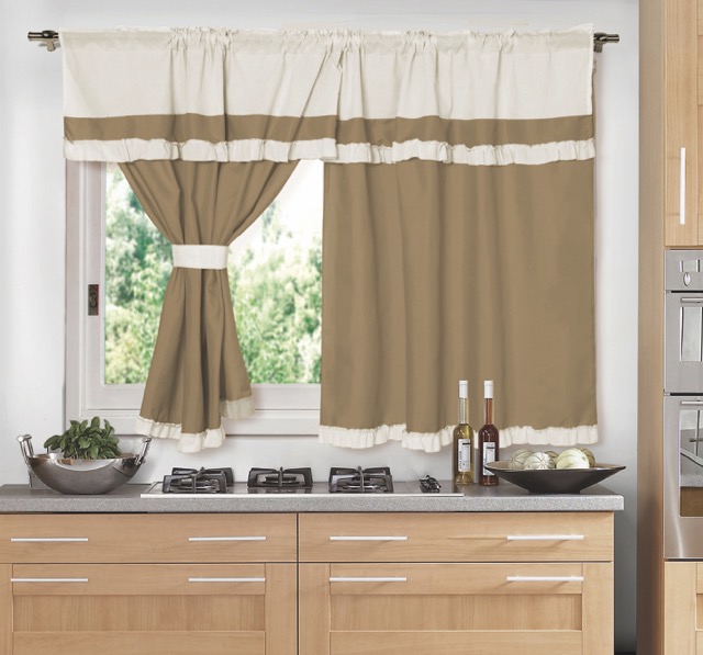 Cortina línea Luanda Corta 2 Paños - Flor Giavanni