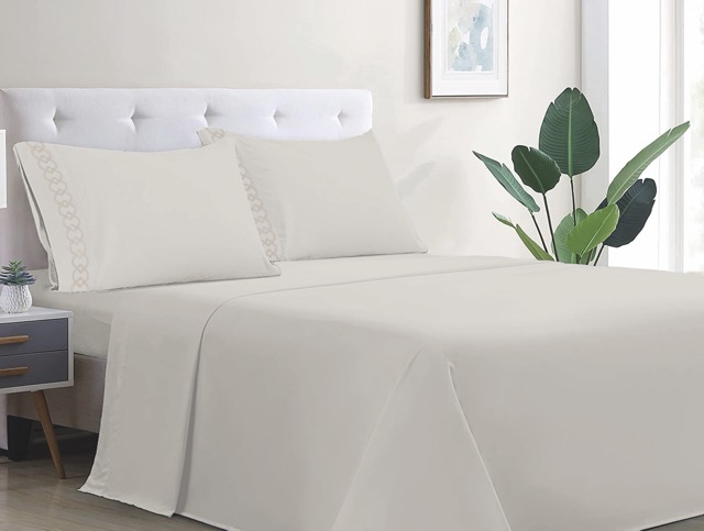 Juego de Sábanas Lujosa 800H con funda Bordada - Teka