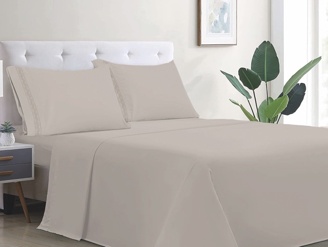 Juego de Sábanas Lujosa 800H con funda Bordada - Teka