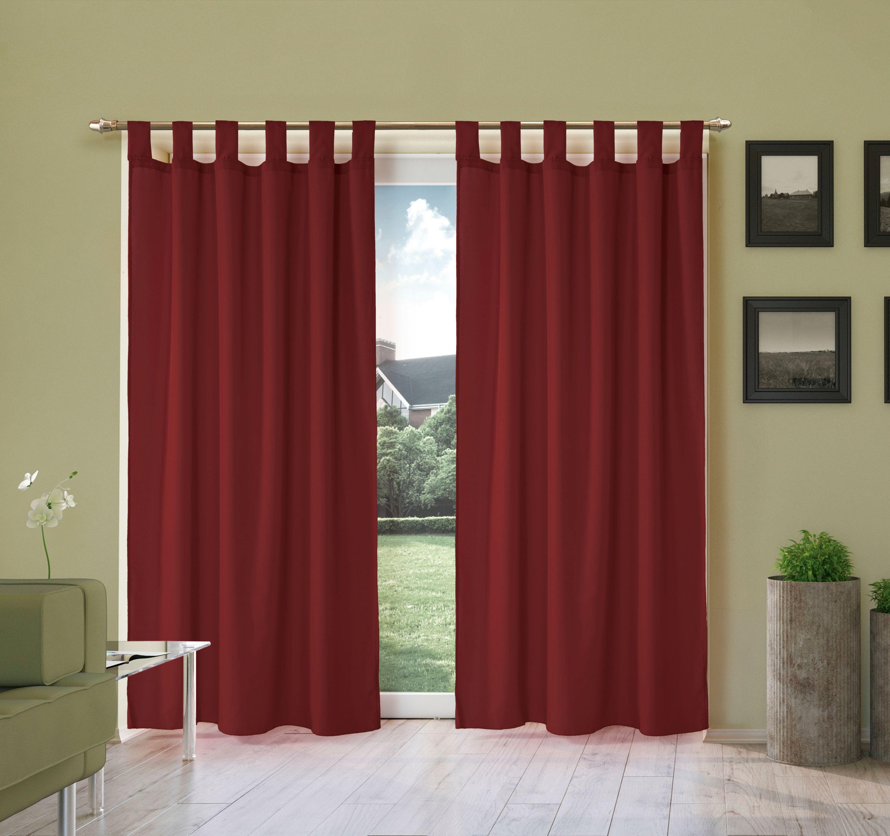 Cortina línea Tropical Lisa Larga 2 Paños - Flor Giavanni