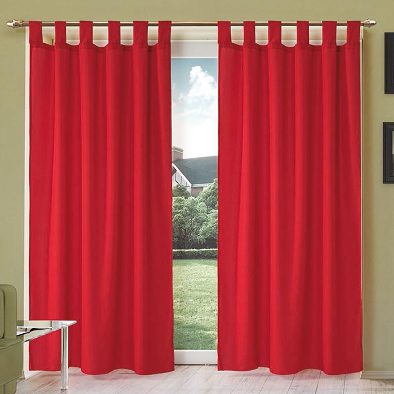 Cortina línea Tropical Lisa Larga 2 Paños - Flor Giavanni