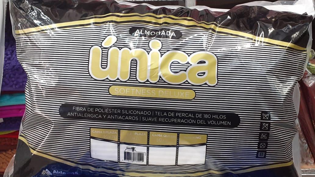 Almohada Percal 180H Softness Deluxe Fibra Siliconada