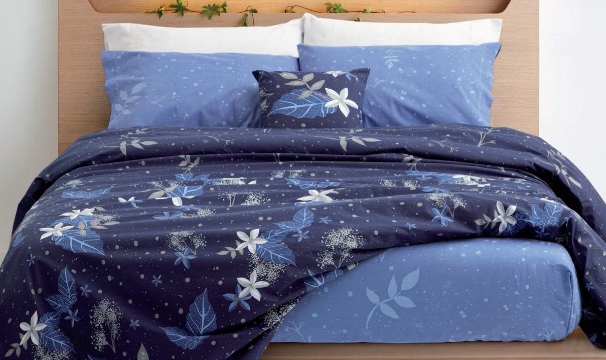 Juego de Sábanas Percal 144 Hilos - Palette línea Urban Lagoon