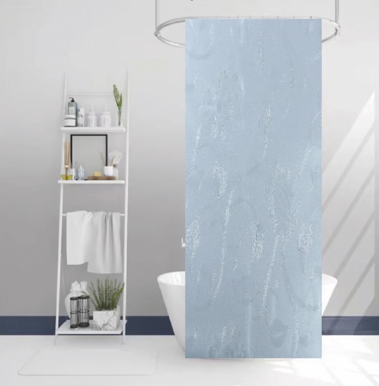 Cortina de Baño 3D con 12 Ganchos - Campomayo