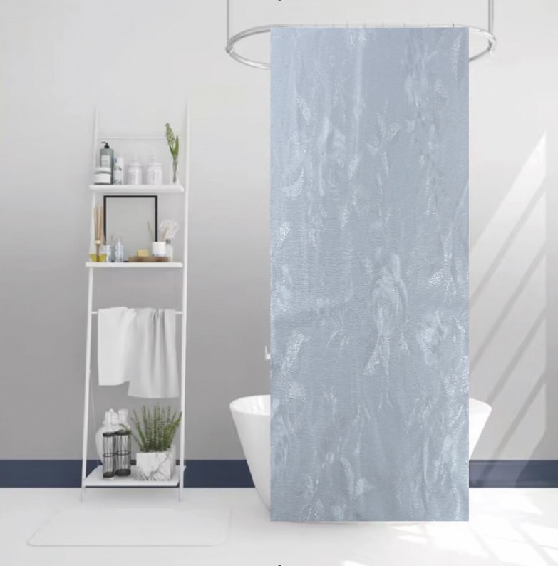 Cortina de Baño 3D con 12 Ganchos - Campomayo