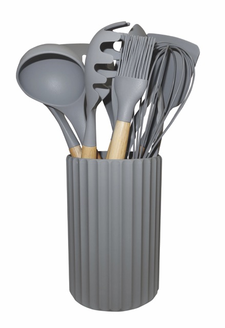 SET UTENSILLOS MANGO BAMBÚ 12 PIEZAS