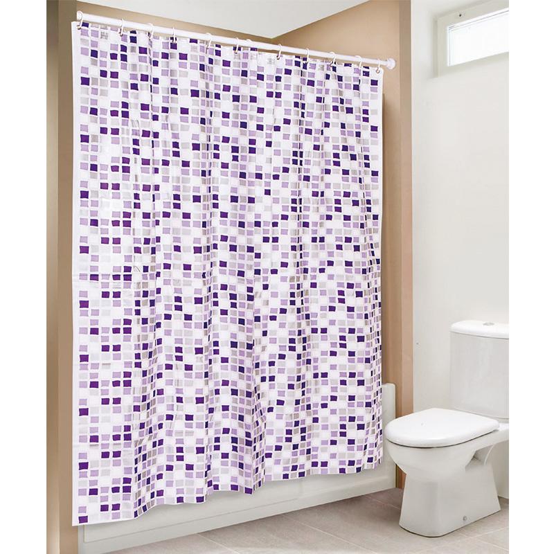 Cortina de Baño línea Venecita PVC