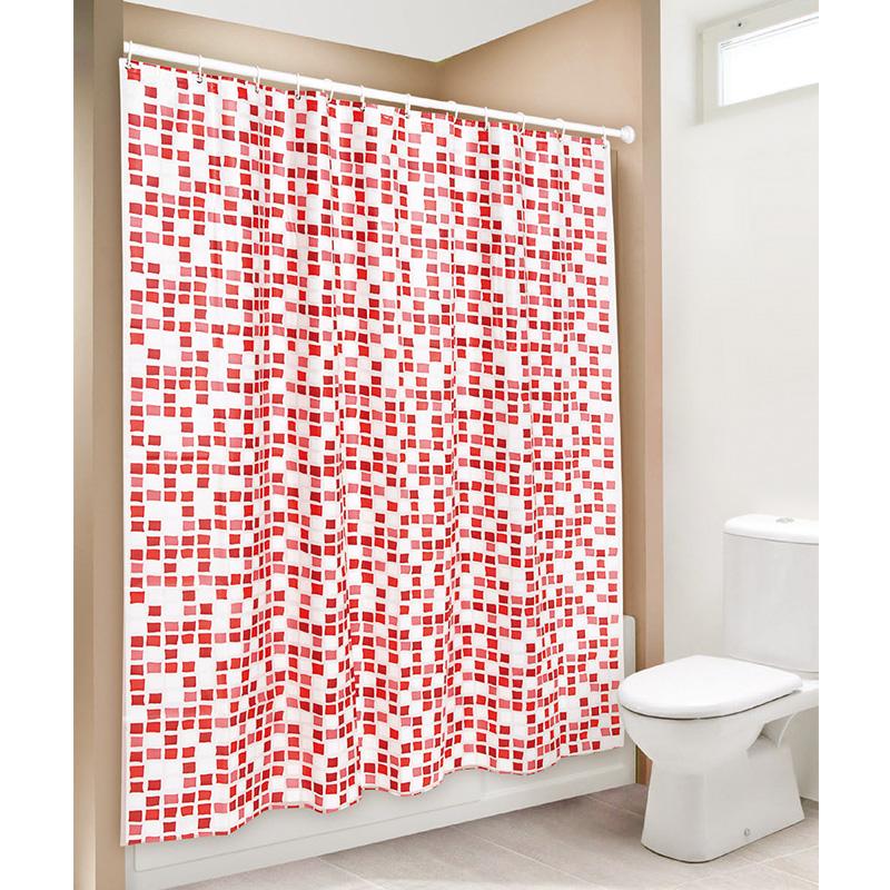 Cortina de Baño línea Venecita PVC