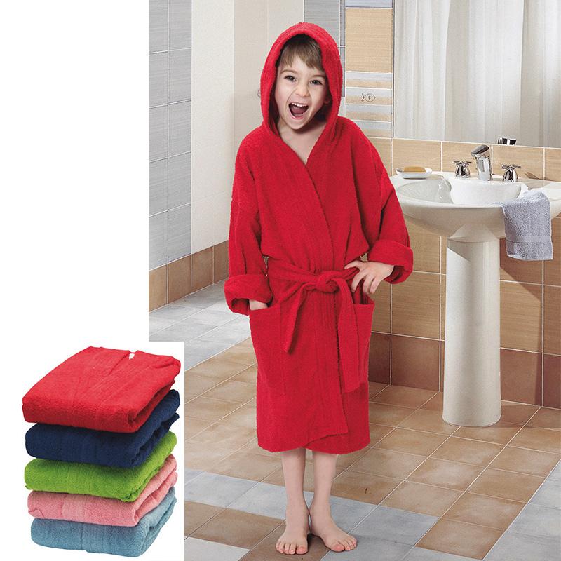 Bata de Baño 100% Algodón Niños Talles 6 al 10 - FG Mariana