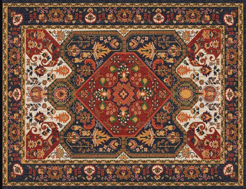 Alfombra Aldeana Flor Covering