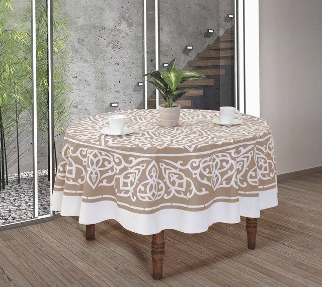 Mantel Redondo 1.80 Estampado