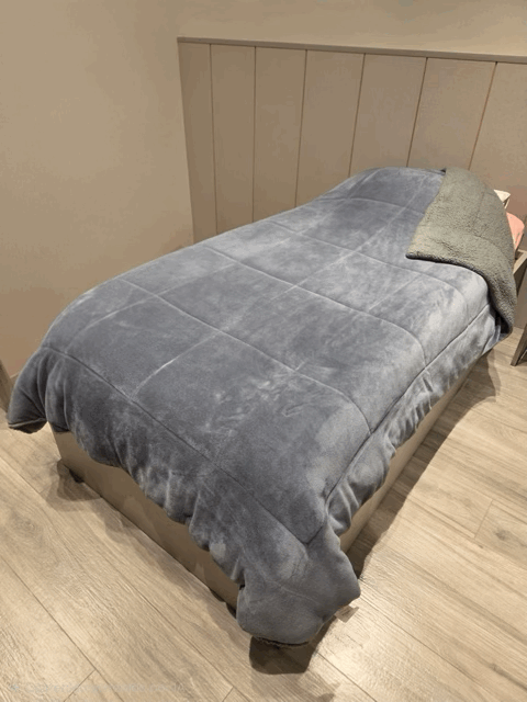 Acolchado Triple con Corderito y Flannel Reversible - Campomayo