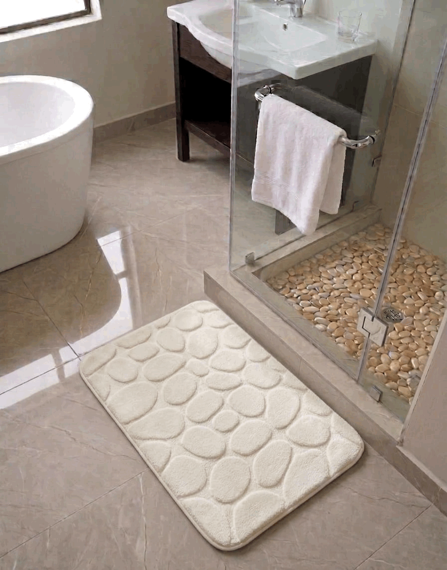 Alfombra de Baño Memory Piedras - Campomayo